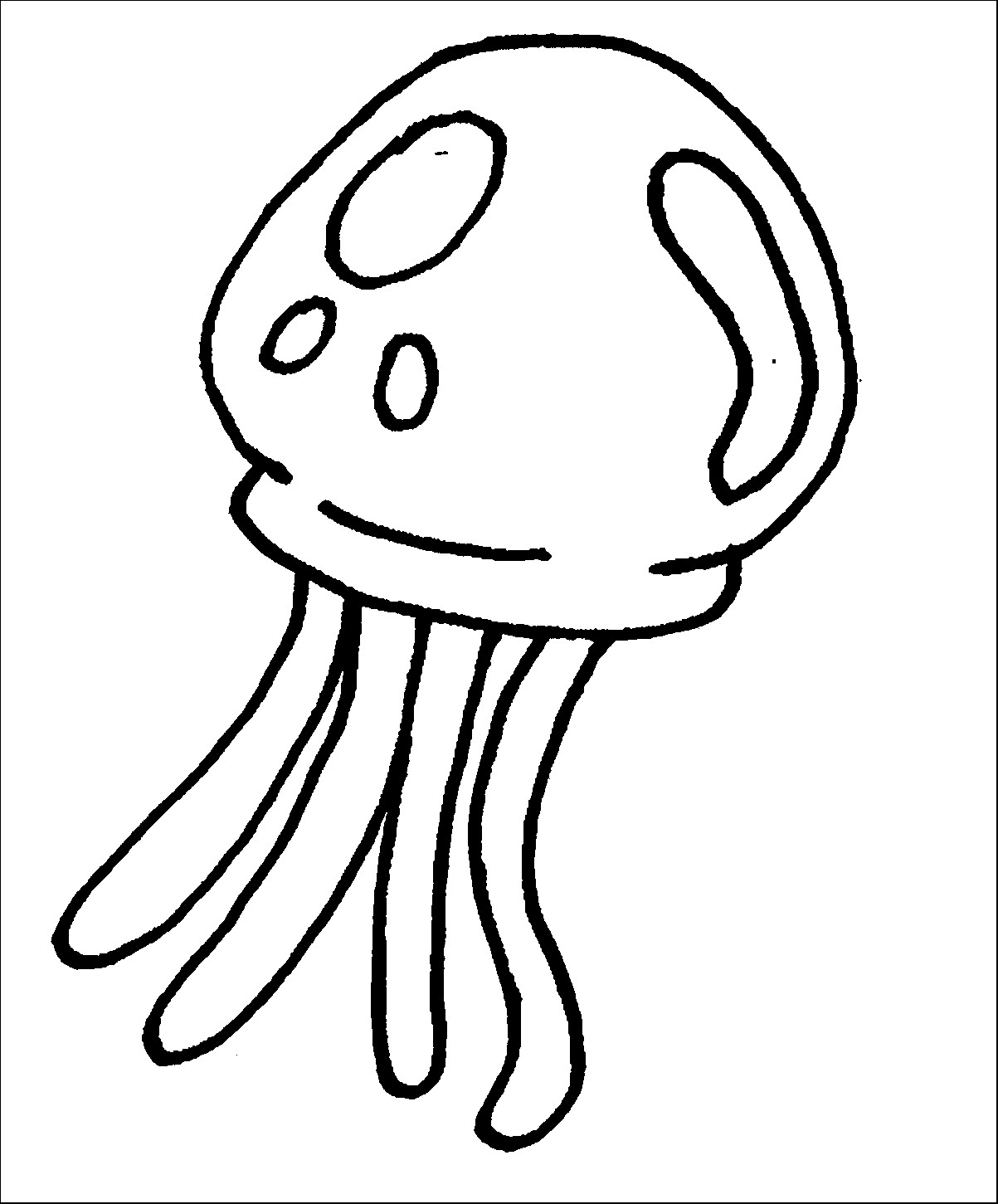 bargain cute jellyfish coloring pages special jelly fish edge 3 for