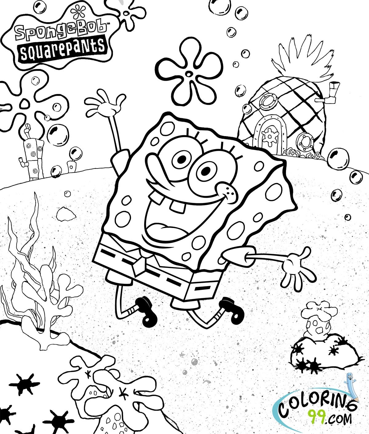 Nickelodeon Coloring Pages Awesome Printable Spongebob and Gary Coloring Pages Pics