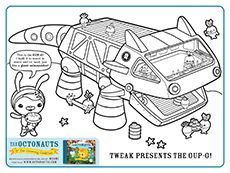the Octonauts Activities cartoon coloring pages
