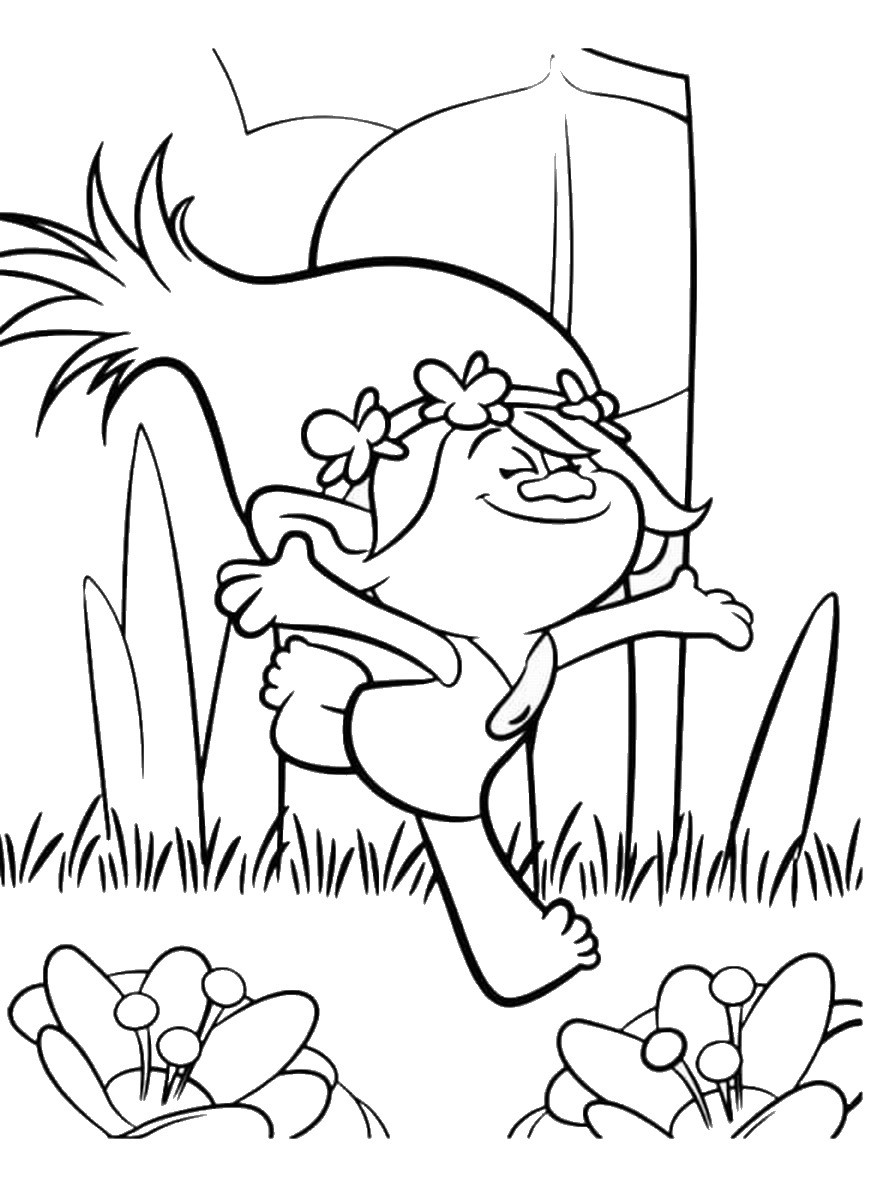 Trolls Coloring Pages Printable - Trolls Coloring Pages Printable Of Trolls Coloring Pages Printable