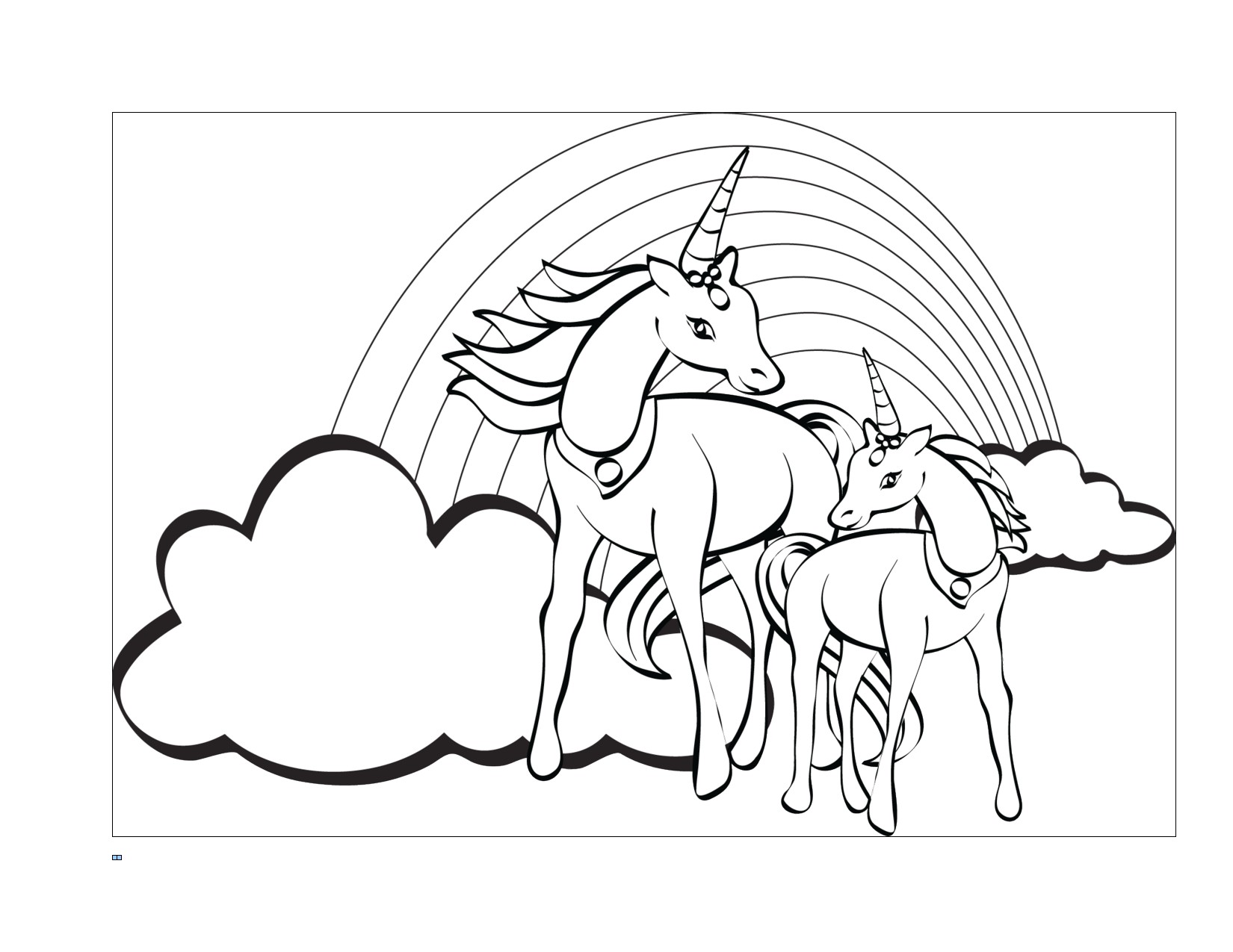 Top Unicorn And Rainbow Coloring Pages Top Gallery Ideas
