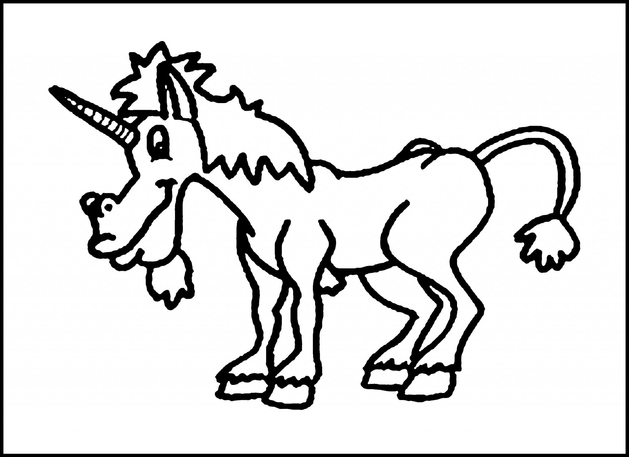 Turkey Outline Coloring Page | BubaKids.com