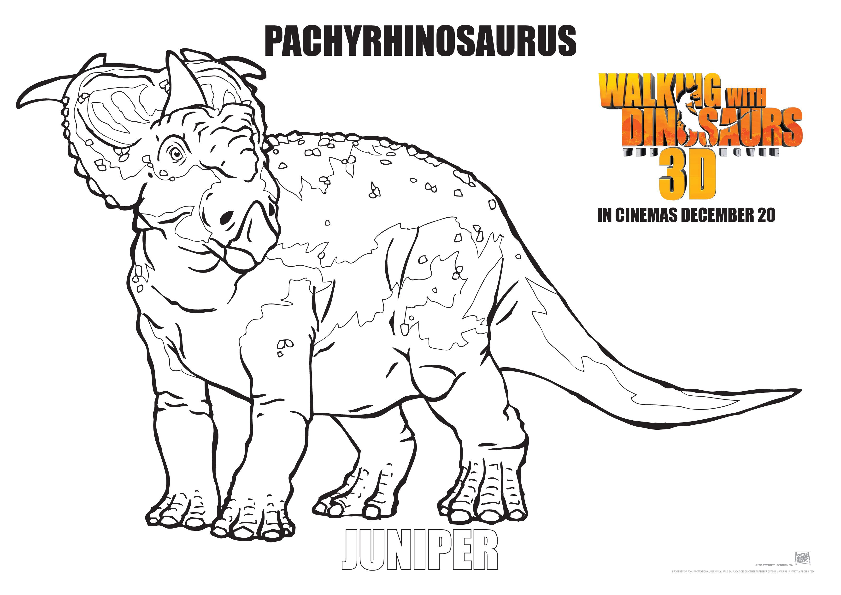 Get free Walking with Dinosaurs colouring sheets and watch an exclusive How To Draw a Dinosaur video