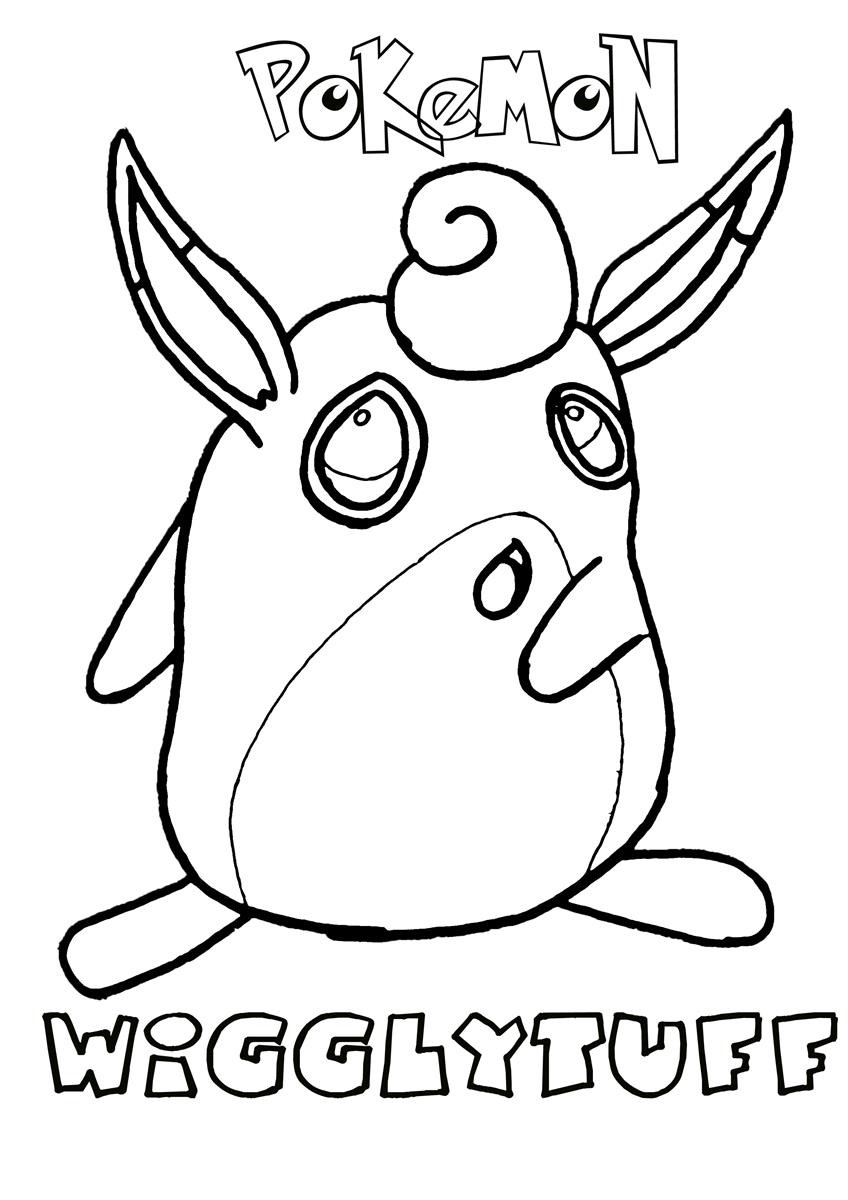 Last Chance Wigglytuff Coloring Pages Pokemon Page