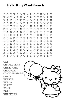 word search hello kitty. Pinned by Generation iKid