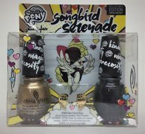 China Glaze NL My Little Pony SONGBIRD SERENADE 2 Colors .5ozFREE BF rings ch