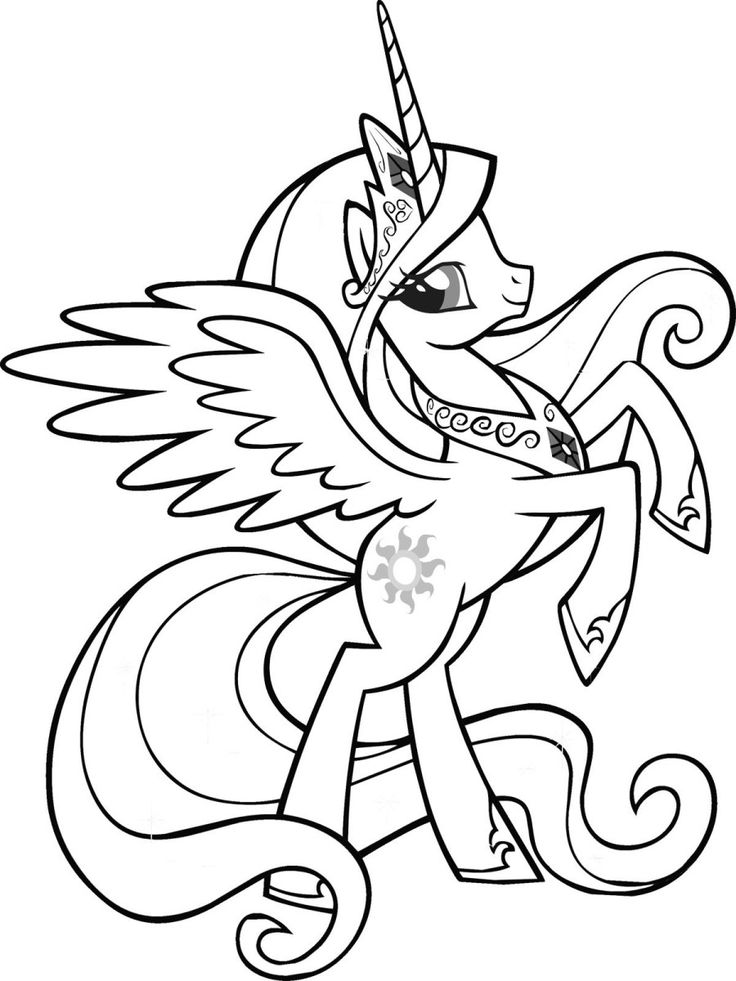 Coloring Page My Little Pony Jpg