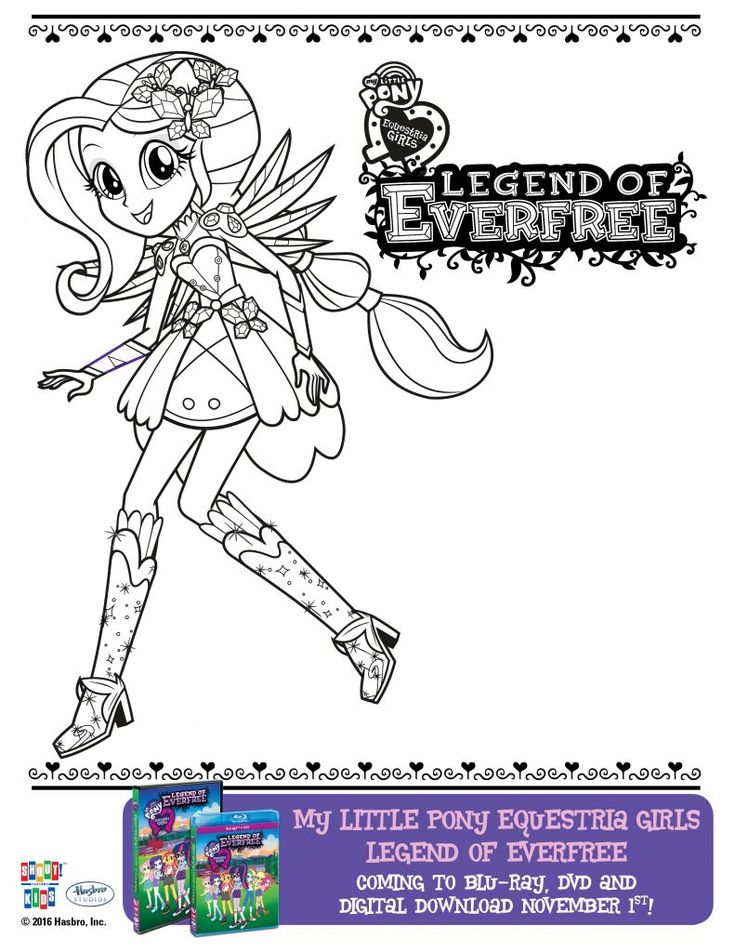 Download these My Little Pony Equestria Girls Legend of Everfree coloring pages