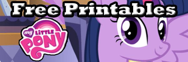 Free My Little Pony Friendship is Magic Printables. They include coloring pages