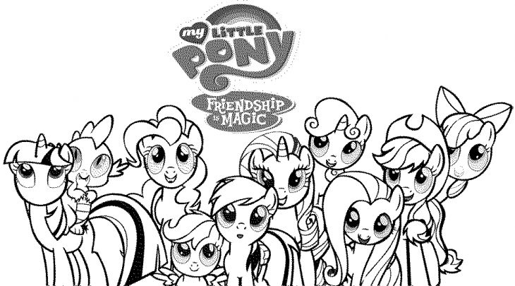 Free Printable Picture Of My Little Pony To Color Online