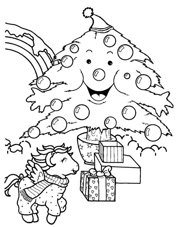 Give a “like” for Christmas My Little Pony FREE Coloring Pages. christmas