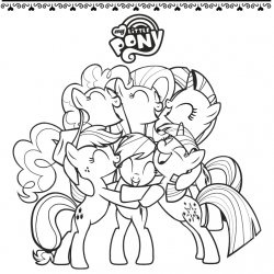 Have fun coloring these My Little Pony coloring pages