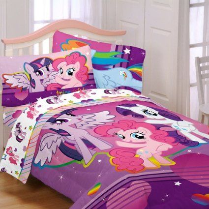 Here is a great idea for your childs bedroom this My Little Pony Bedding Set wi