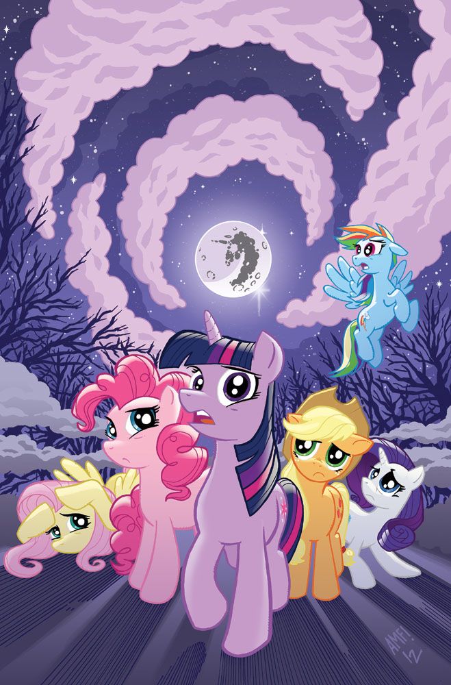 Heres my cover for 6 of IDWs My Little Pony comic. I know this ones a main c