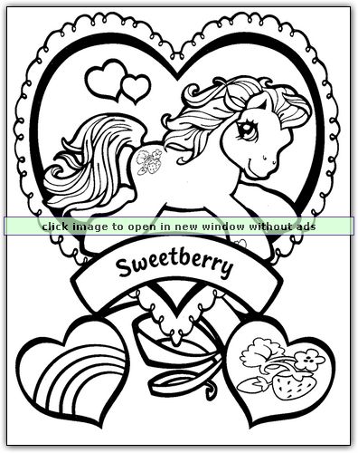 How cute is this My Little Pony Coloring Page Repin and share the fun