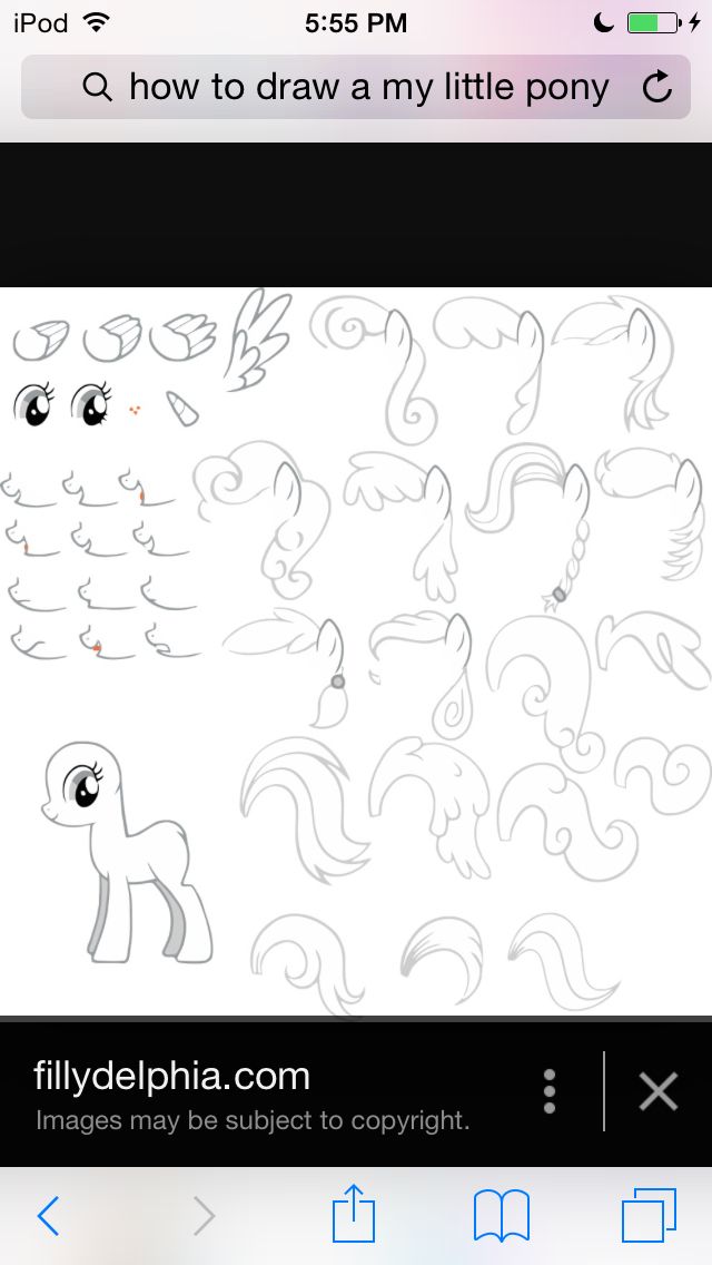 How to draw a my little pony