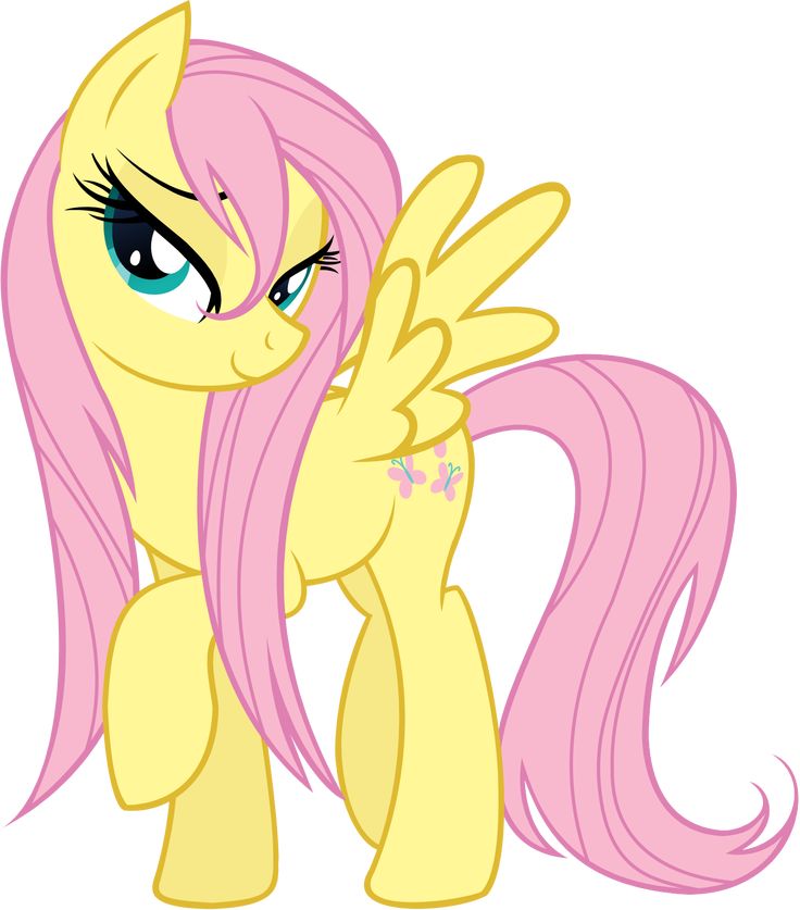 Image FANMADE Fluttershy wet mane.png My Little Pony