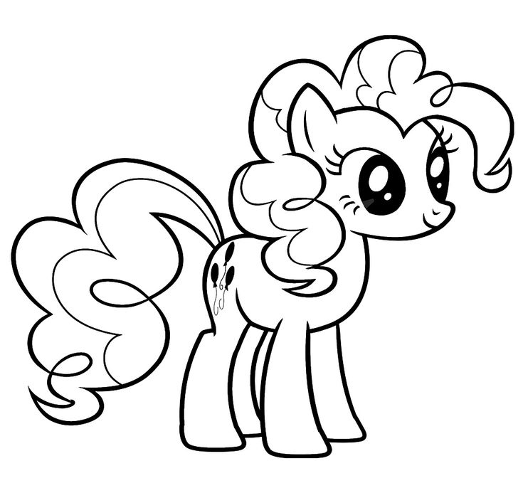 Imprimir gratuitamente desenhos de My Little Pony para colorir