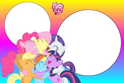 My Little Pony Color Clear Full Kit with frames for invitations labels for go