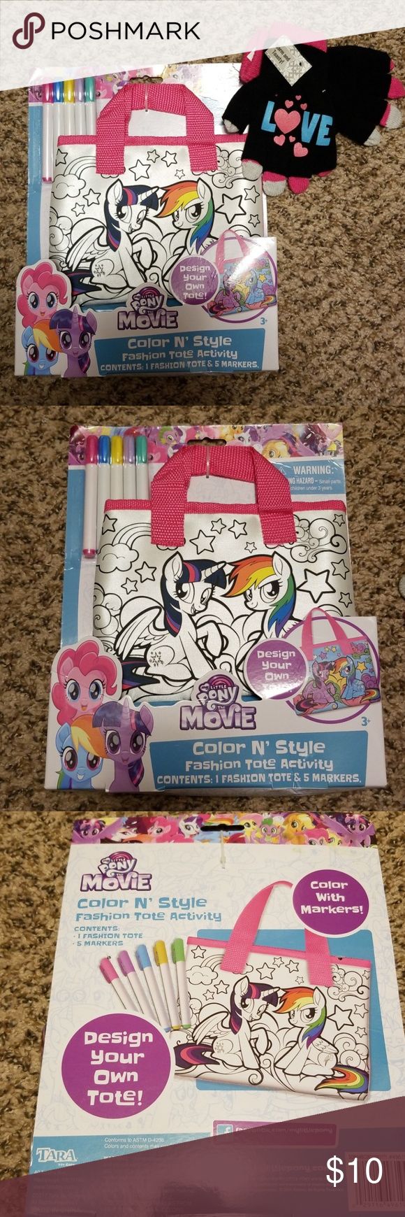 My Little Pony Color and Style Tote NWOT This is for that special little girl wh