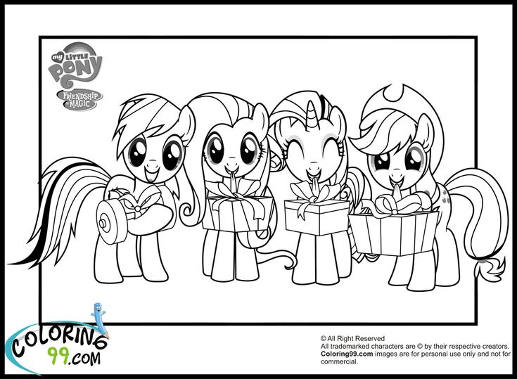 My Little Pony Coloring Page Coloring Pages Pinterest