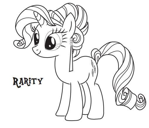 My Little Pony Coloring Pages – Rarity Coloring Pages Pony Rarity cartoon