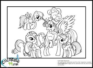 My Little Pony Coloring Pages. it si easy to do at home. why becasue you just ha