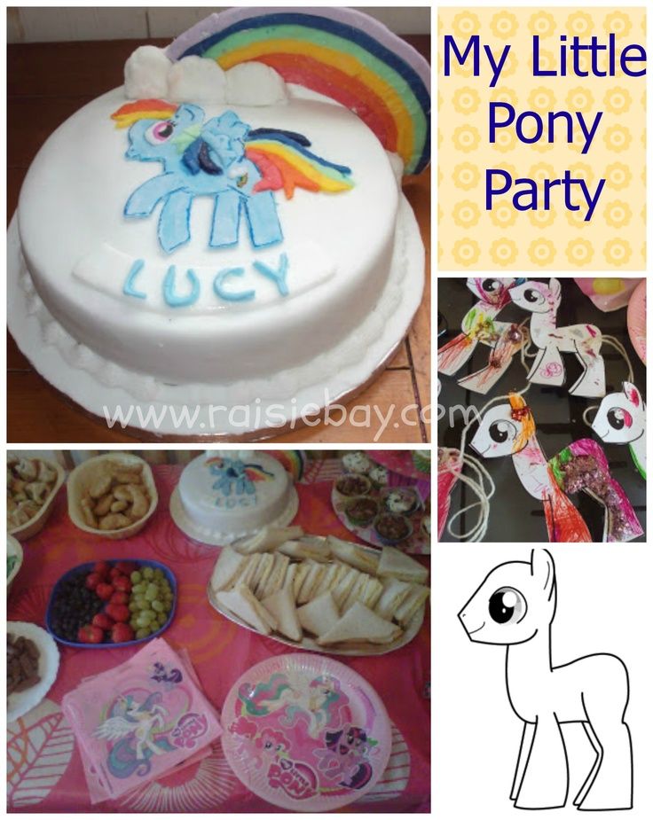 My Little Pony Party party Pony cartoon coloring pages
