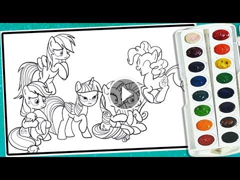 My little pony coloring page MLP coloring for kids safevideosforchildrenvide