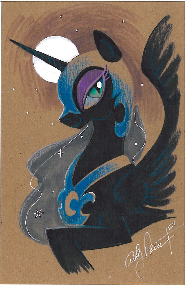 Nightmare Moon color study my little pony by andypriceart.devi ... on @deviantART