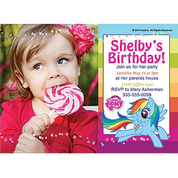 Our My Little Pony Personalized Photo Cards allow you to upload your favorite ph