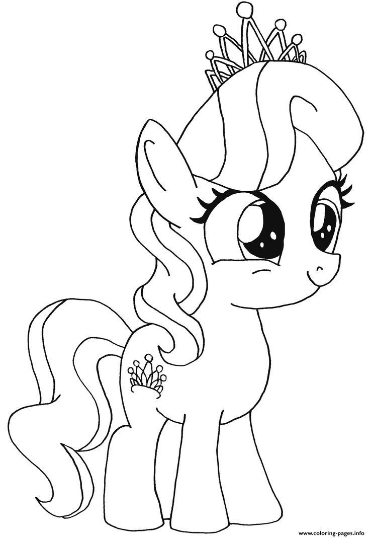 Print diamond tiara my little pony coloring pages