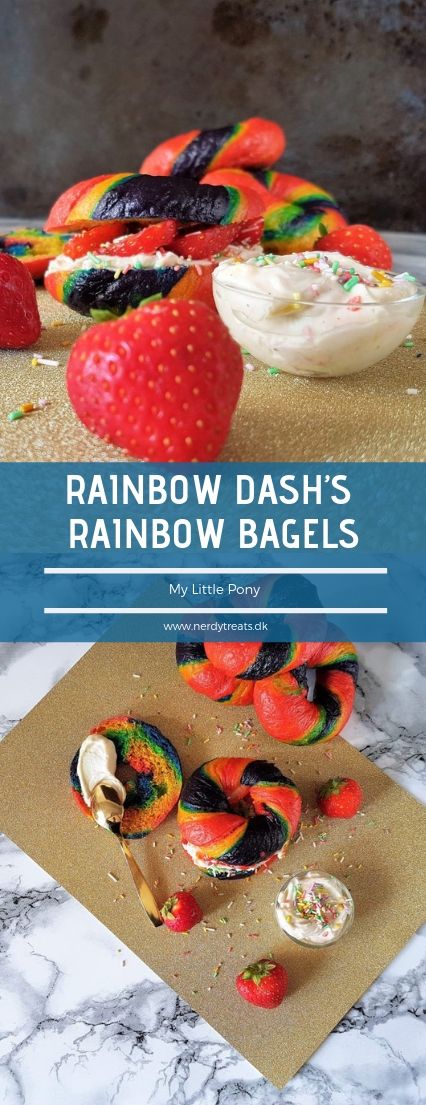 Rainbow Dashs rainbow bagels
