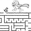 free my little pony printable maze