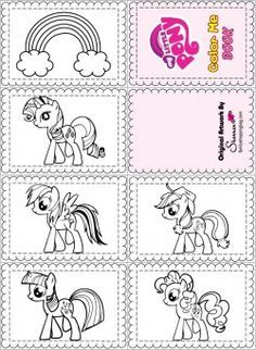 free printable My Little Pony Color Book