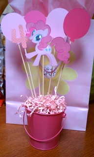 my little pony centerpieces ideas Quick and easy centerpiece for a my little p