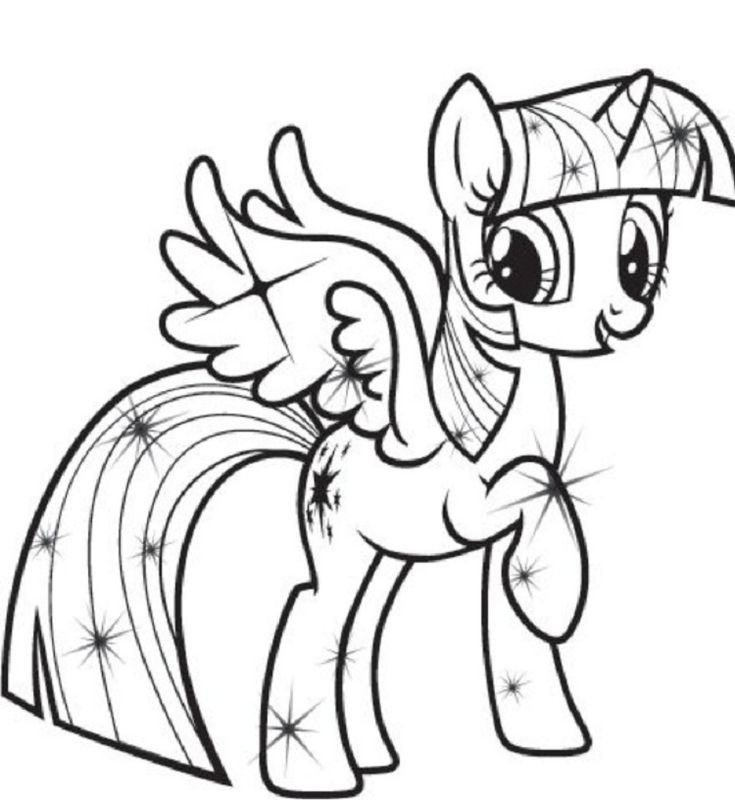 my little pony coloring pages princess twilight sparkle