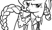 Applejack My Little Pony… Applejack Pony cartoon coloring pages
