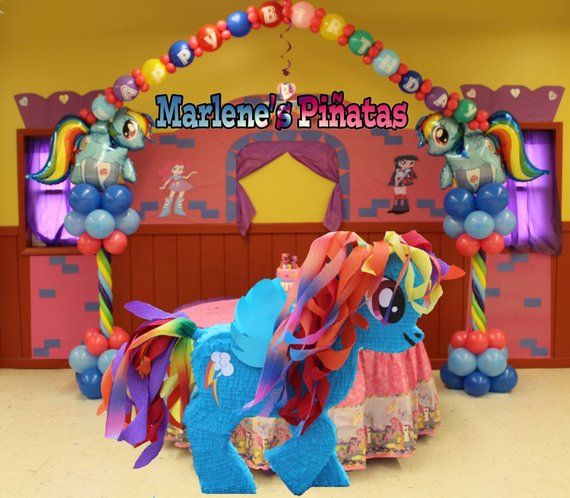 Complete your My Little Pony Birthday Party. with this piñata... Hablo españo