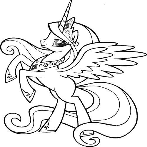 Cute My Little Pony Coloring Page Coloring Cute page Pony cartoon coloring
