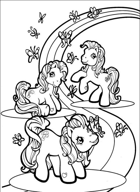 Desenho para colorir My Little Pony 332 Crianças ClickGrátis