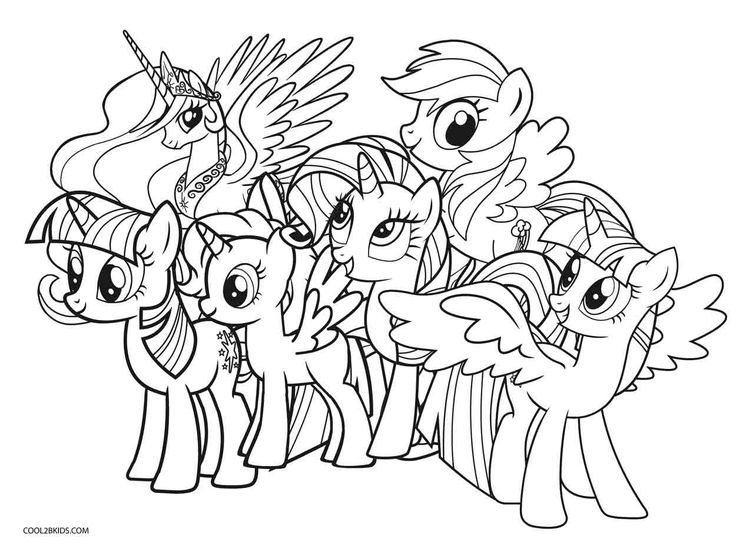 Free Printable My Little Pony Coloring Pages At My Little Pony Coloring Page