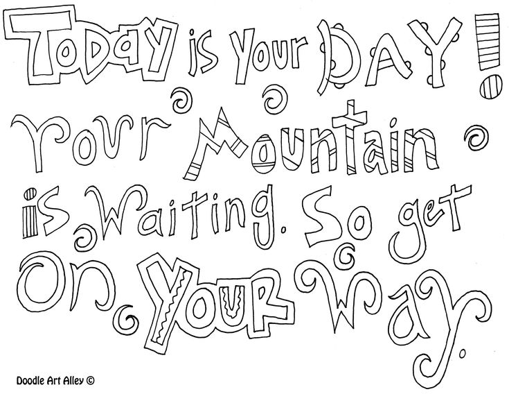 Free Printable Quote Coloring Pages For Adults Dr Seuss Coloring Pages Quotes