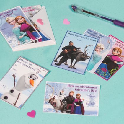 Frozen Printable Valentines from @Spoonful