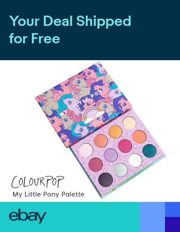 Hot My Little Pony x ColourShadow Beauty Fantasy 12 Color Eyeshadow Palette