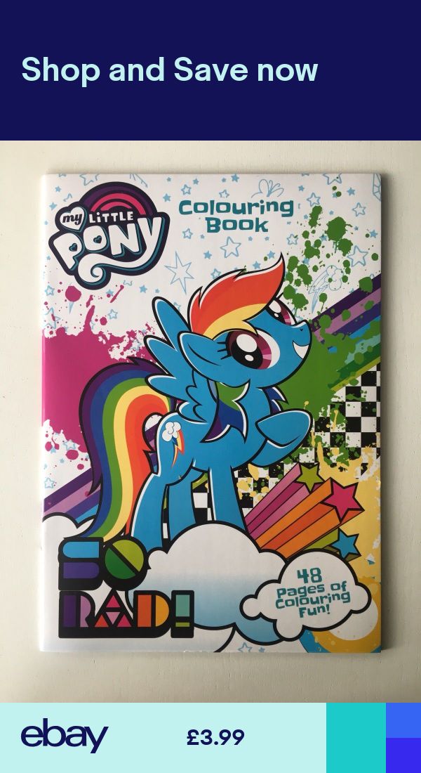 My Little Pony Colouring Book 48 PAGES TO COLOURING BOOK
