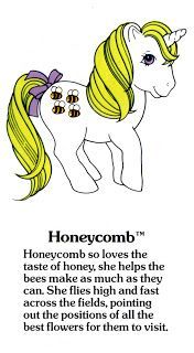 My Little Pony Fact File Honeycomb fact file Honeycomb Pony cartoon color