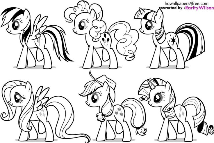 My Little Pony Friendship Is Magic Coloring Pages Free Coloring