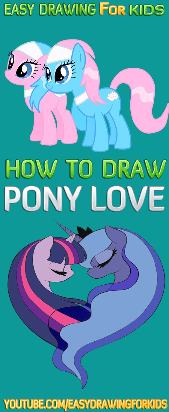 My Little Pony Love Drawing My Little Pony Coloring horses horse pony poni