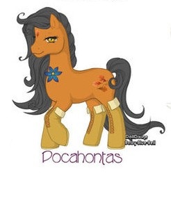 My Little Pony Pocahontas by Morgwaine
